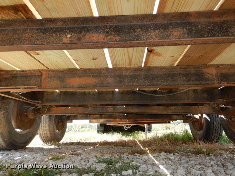 image for item DM2447 Shop built  utility trailer