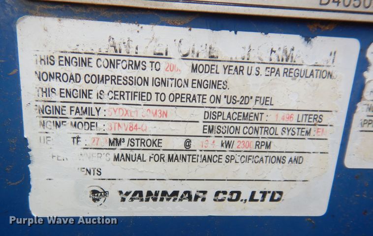 image for item DN1666 2005 IHI 35NX  mini excavator