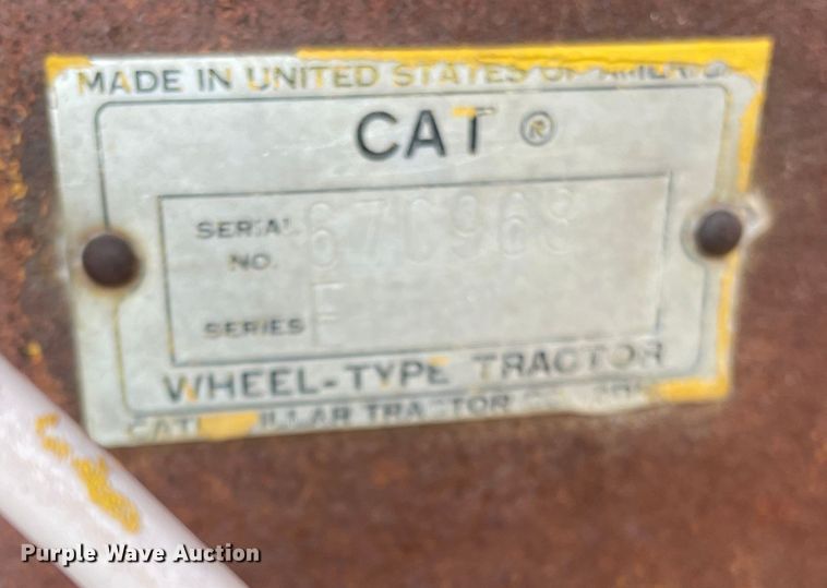 image for item DN5033 1964 Caterpillar DW20  water wagon