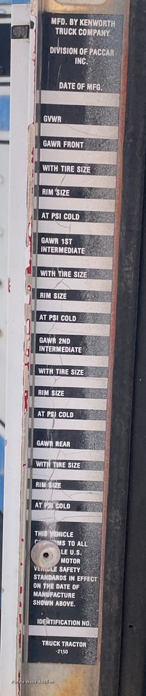 image for item DN5042 1988 Kenworth T800  dump truck