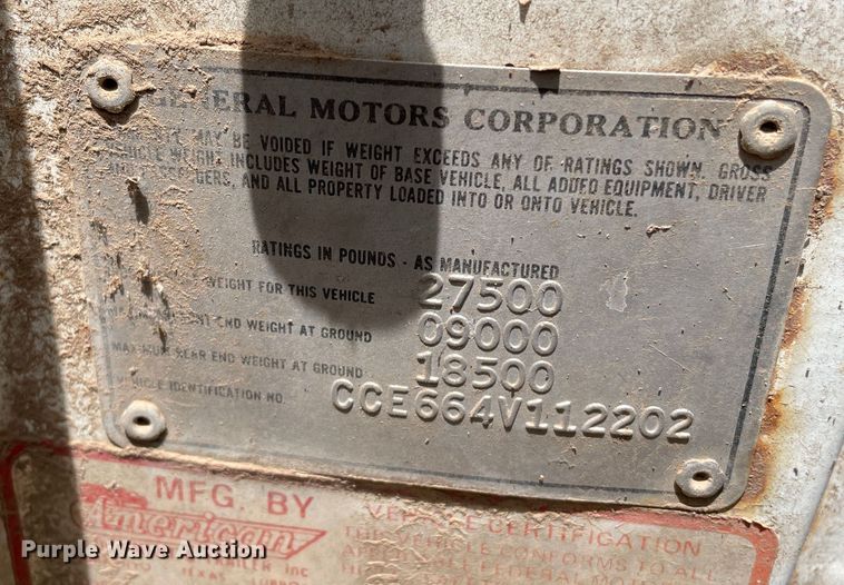 image for item DN5048 1974 Chevrolet C70  water truck