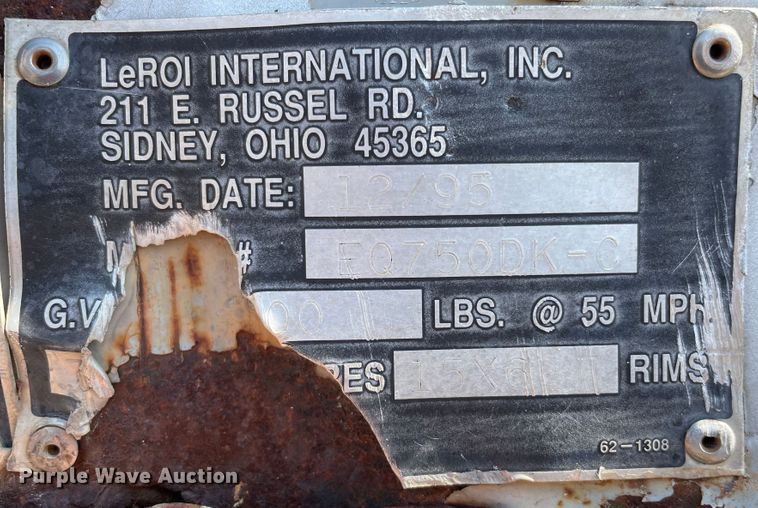 image for item DN5055 1996 Leroi 951  air compressor