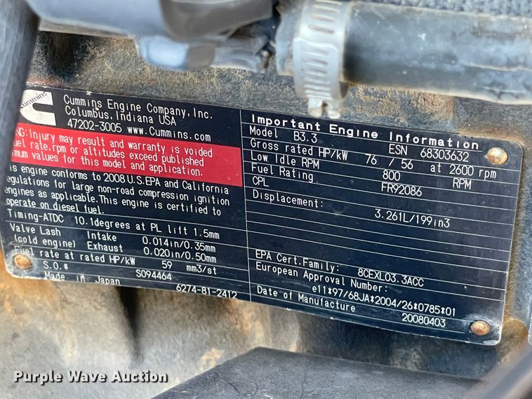 image for item DN5057 2009 Vermeer RTX750  vibratory cable plow