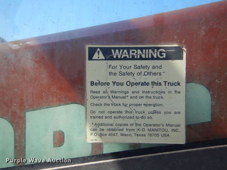 image for item DO1437 1998 Manitou MLT628 telehandler