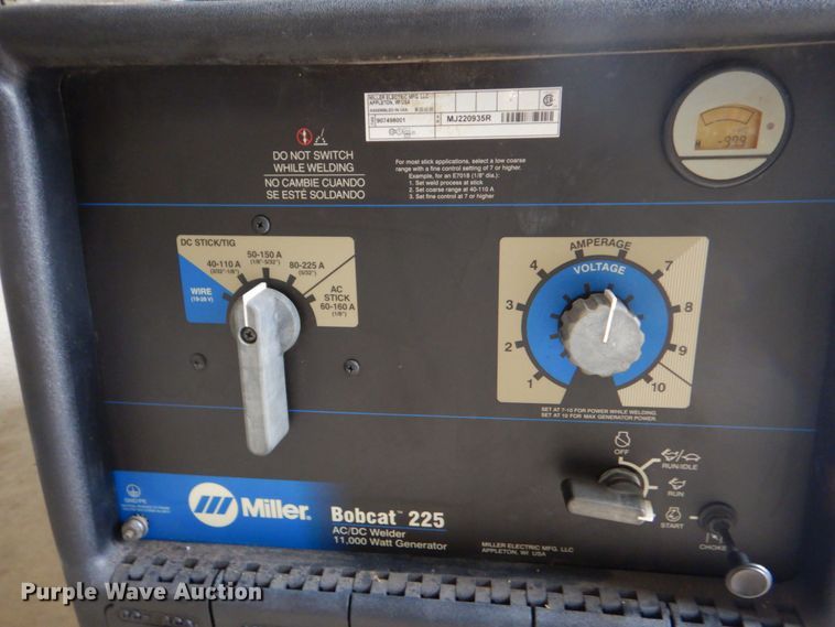 image for item DO1470 Miller Bobcat 225  welder