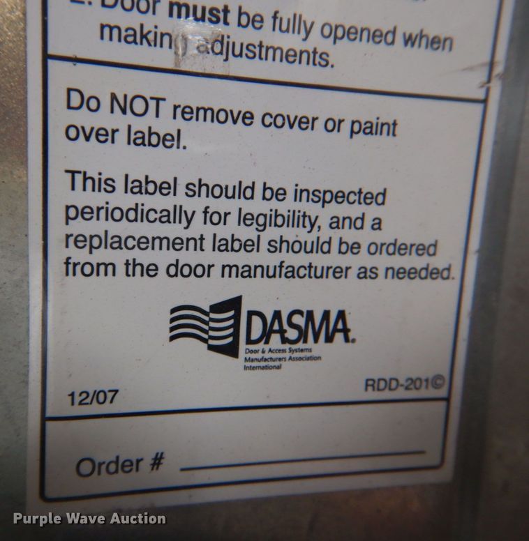 image for item DO1471 Dasma  roll up doors