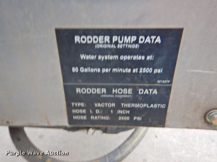 image for item DP4719 2011 International WorkStar 7400 SBA  sewer jetter truck