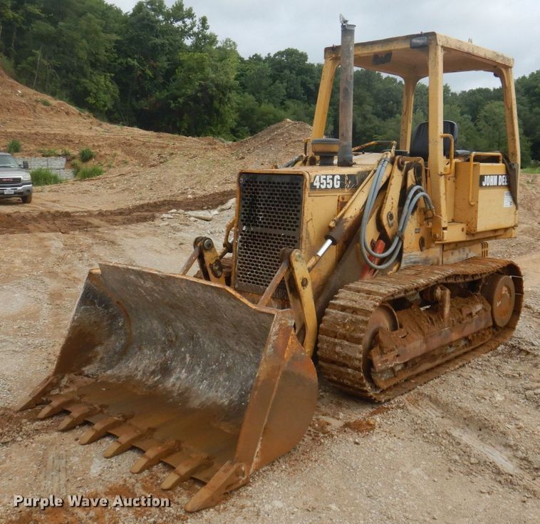 image for item DP5647 1990 John Deere 455G  track loader