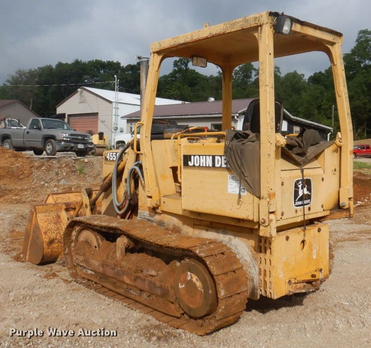 image for item DP5647 1990 John Deere 455G  track loader