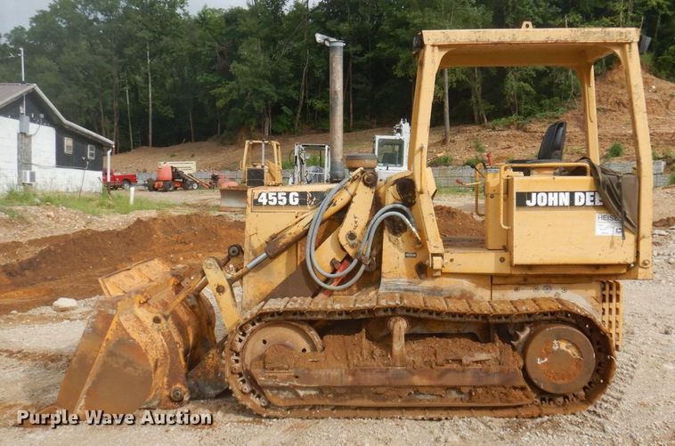image for item DP5647 1990 John Deere 455G  track loader