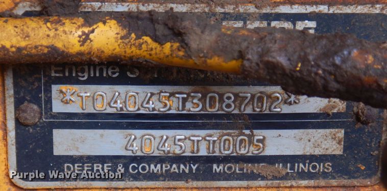 image for item DP5647 1990 John Deere 455G  track loader