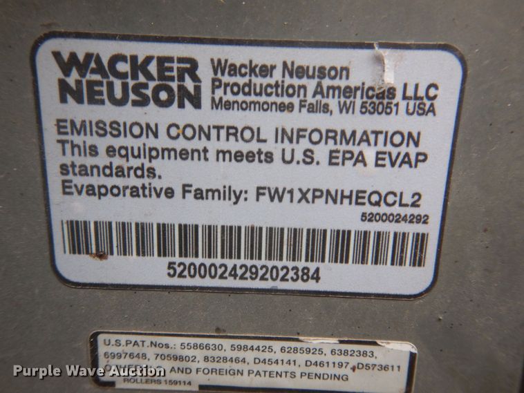 image for item DP5648 2015 Wacker Neuson RD12  double drum roller