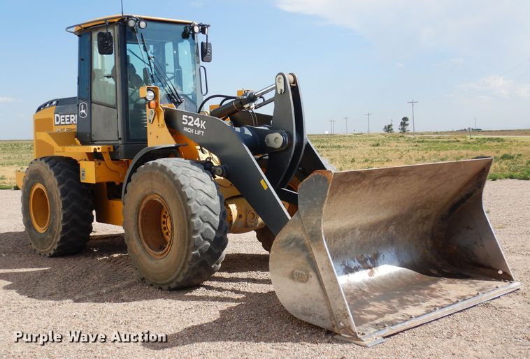 image for item DR1289 2012 John Deere 524K  high lift wheel loader