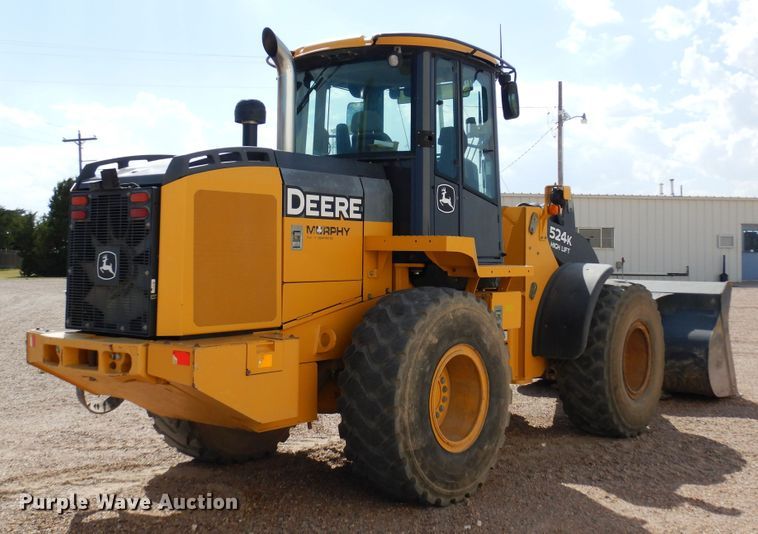 image for item DR1289 2012 John Deere 524K  high lift wheel loader