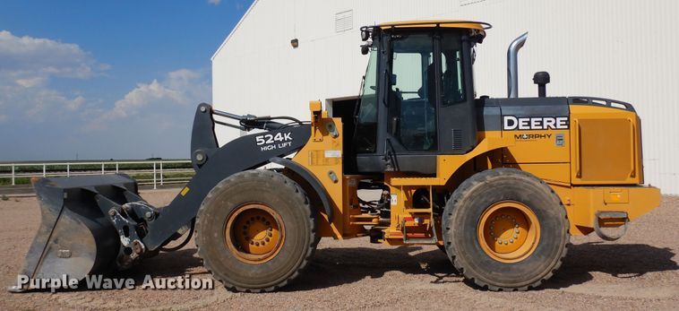 image for item DR1289 2012 John Deere 524K  high lift wheel loader