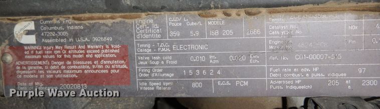 image for item DR1311 2003 Freightliner FC70  street sweeper truck