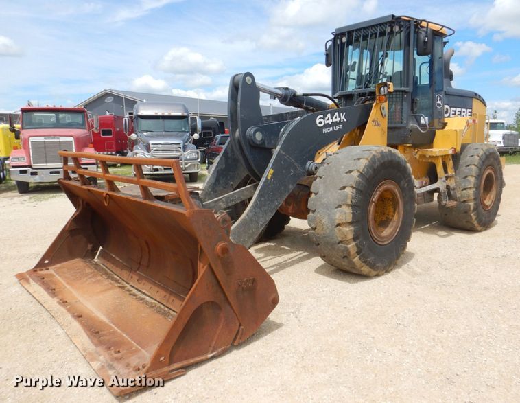 image for item DS8126 2011 John Deere 644K  high lift wheel loader