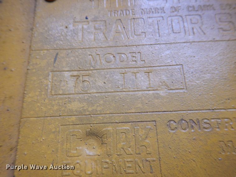 image for item DS8144 Clark 75B  wheel loader