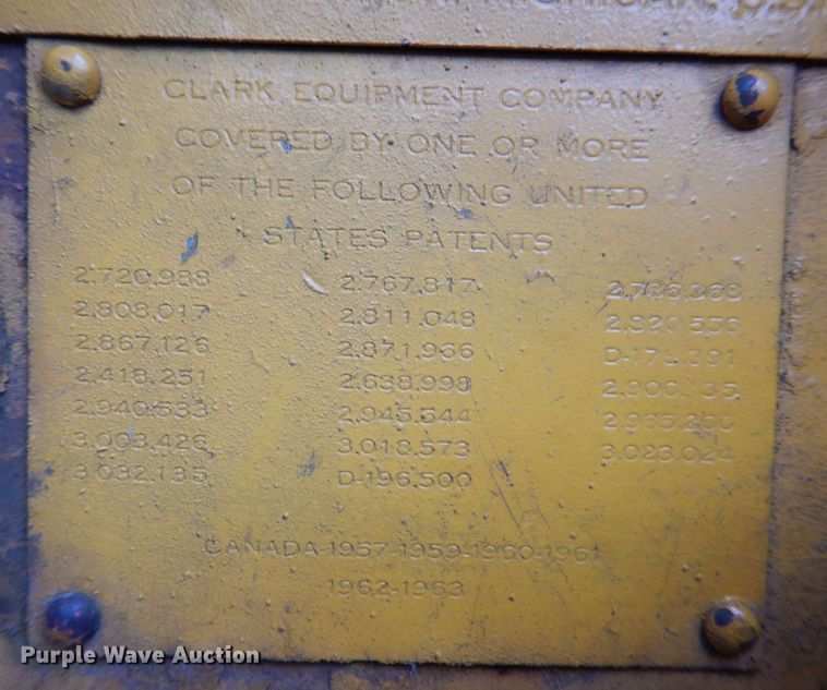 image for item DS8144 Clark 75B  wheel loader