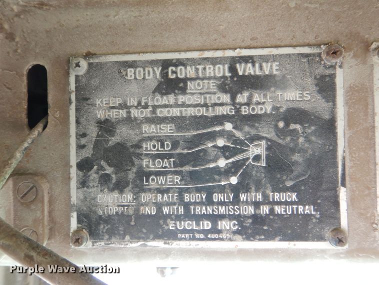 image for item DS8146 1980 Euclid 205FD  haul truck