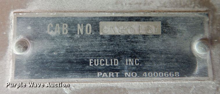 image for item DS8146 1980 Euclid 205FD  haul truck