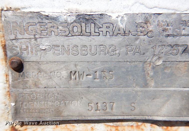 image for item DS8151 1986 Ingersoll Rand MW175  milling machine