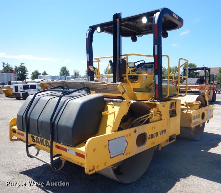 image for item DS8155 2003 Sakai SW850  double drum vibratory roller