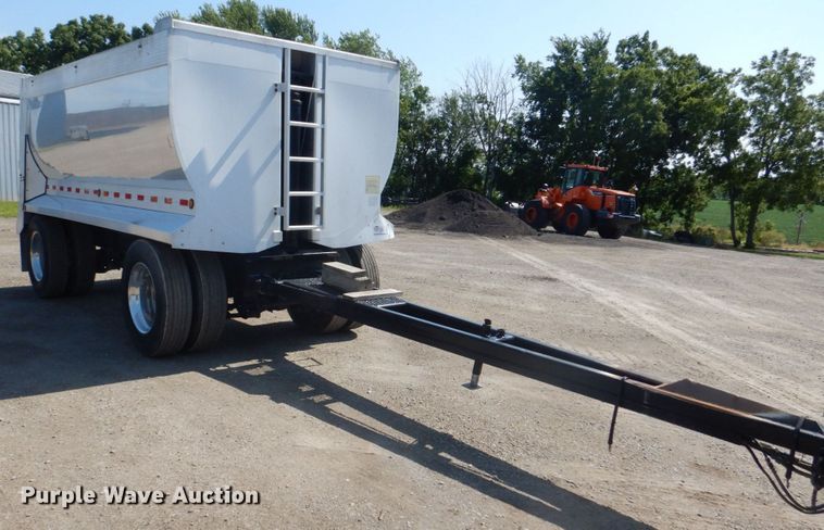 image for item DS8159 1993 Cornhusker  end dump pup trailer