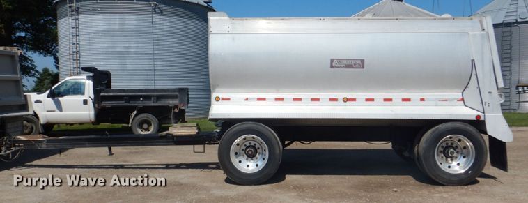 image for item DS8159 1993 Cornhusker  end dump pup trailer