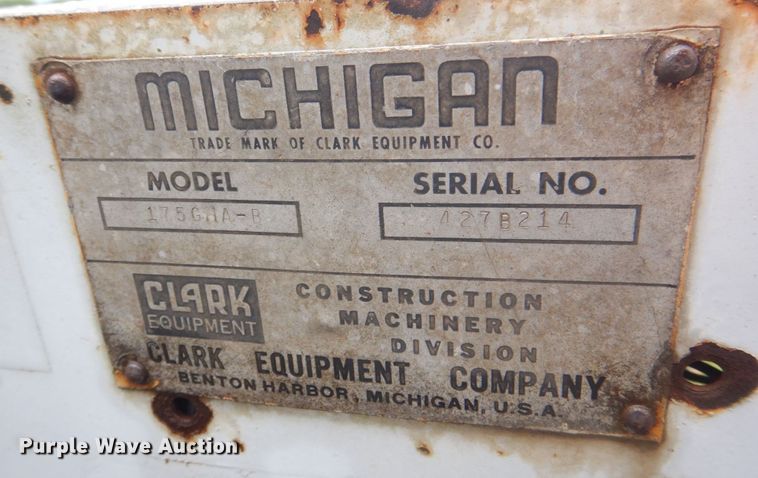 image for item DS8161 1973 Clark 175B  wheel loader