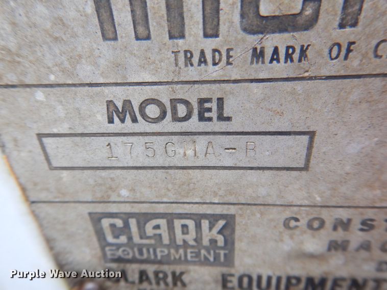 image for item DS8161 1973 Clark 175B  wheel loader