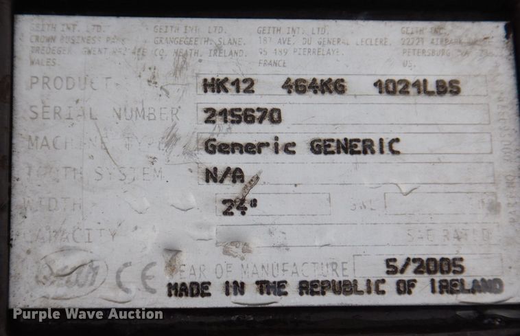 image for item DS8163 2005 Volvo EC210BLC  excavator