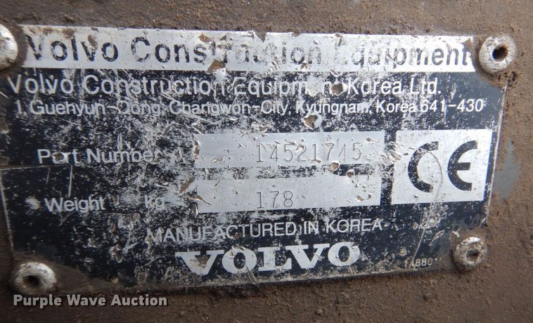 image for item DS8163 2005 Volvo EC210BLC  excavator