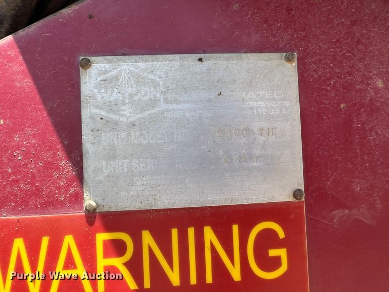 image for item DS8454 2007 Watson 2500TM  drilling rig