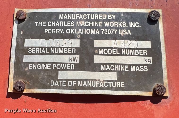 image for item DS8463 2000 Ditch Witch 5110  trencher