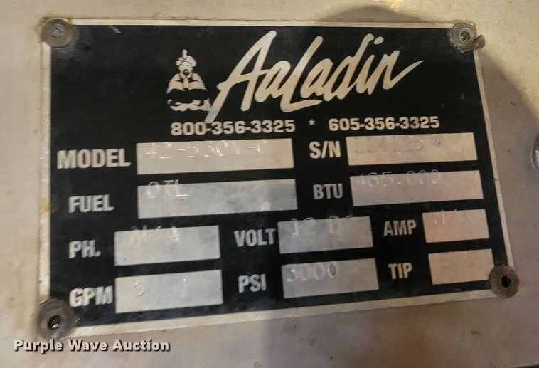 image for item JC9725 2012 DCT  pressure washer trailer