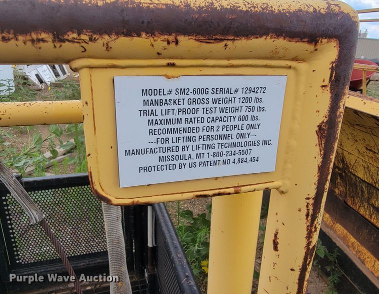 image for item JC9741 Lifting Technologies SM2-600G  man basket