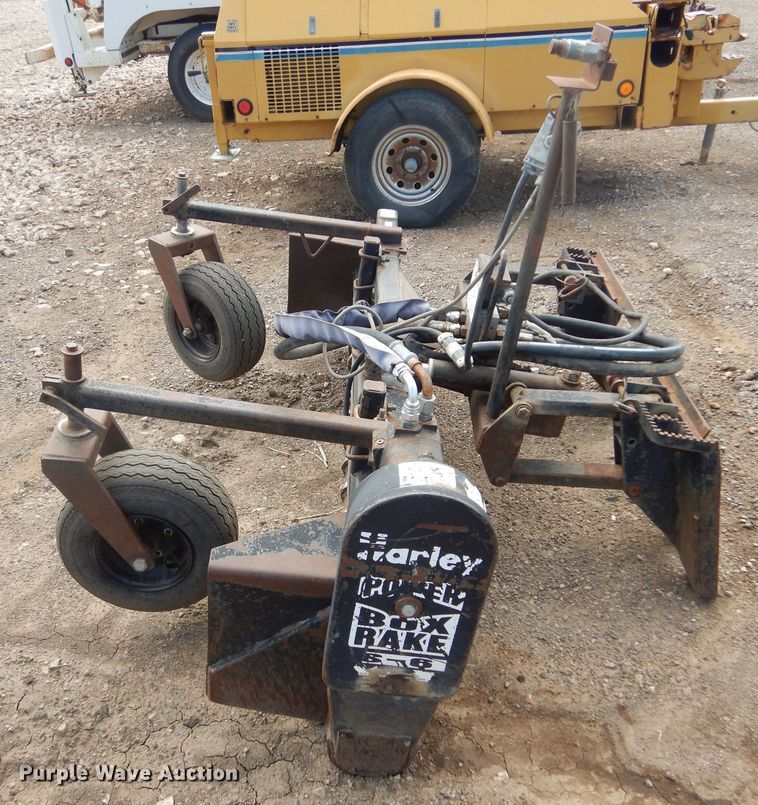 image for item JC9779 Harley S-6  skid steer box rake