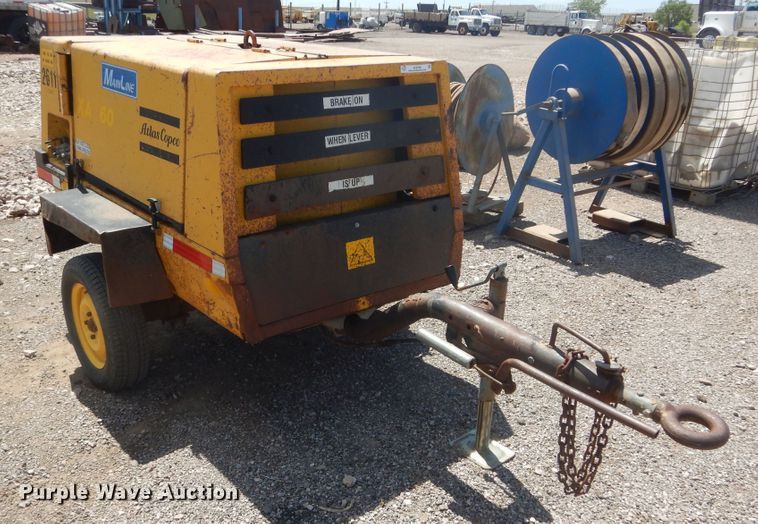 image for item JC9788 1987 Atlas Copco XAS60  air compressor