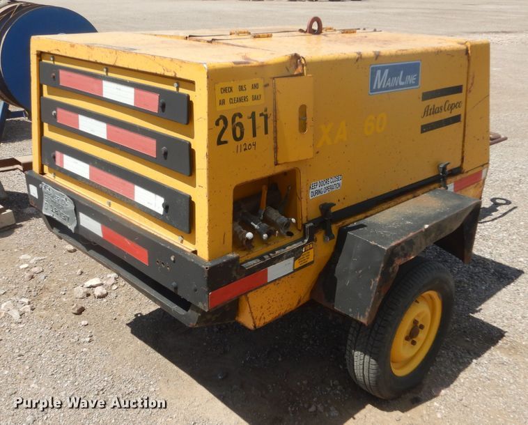 image for item JC9788 1987 Atlas Copco XAS60  air compressor