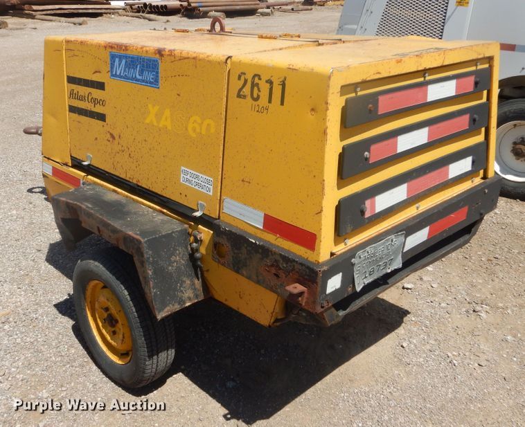 image for item JC9788 1987 Atlas Copco XAS60  air compressor