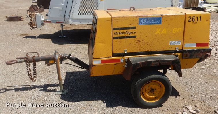 image for item JC9788 1987 Atlas Copco XAS60  air compressor
