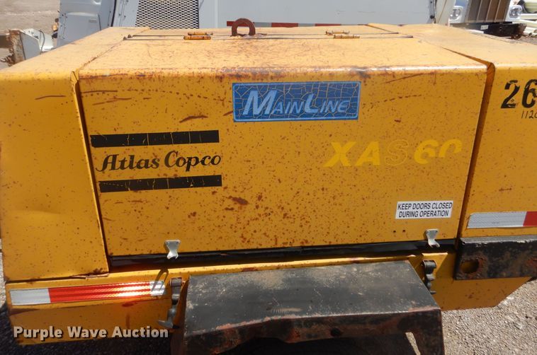 image for item JC9788 1987 Atlas Copco XAS60  air compressor