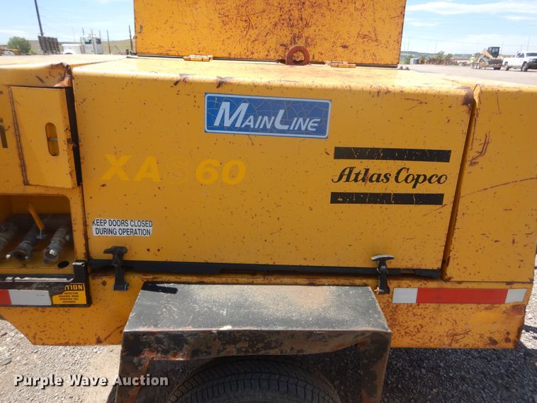 image for item JC9788 1987 Atlas Copco XAS60  air compressor