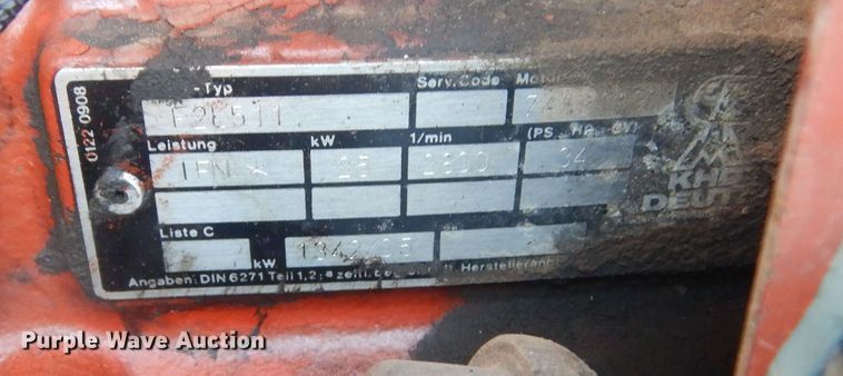 image for item JC9788 1987 Atlas Copco XAS60  air compressor