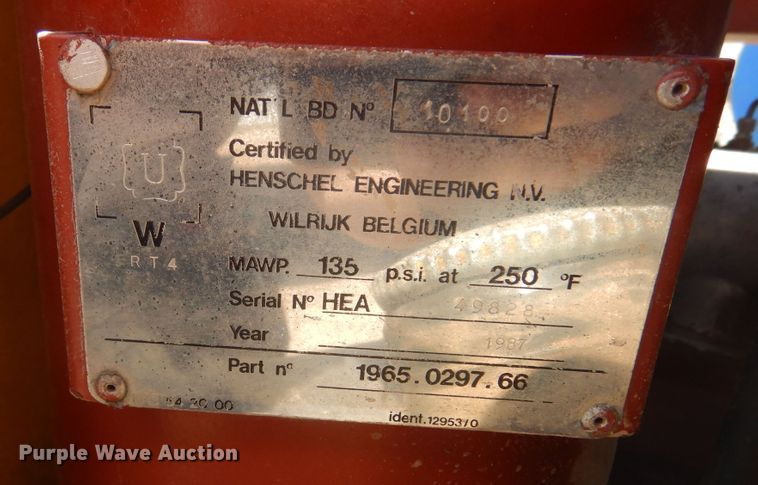 image for item JC9788 1987 Atlas Copco XAS60  air compressor