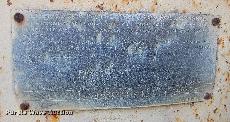 image for item JC9794 Pioneer 4030  crusher