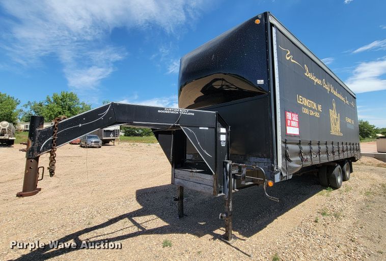 image for item JG9815 2010 Custom Built Gooseneck Trailers  enclosed cargo trailer