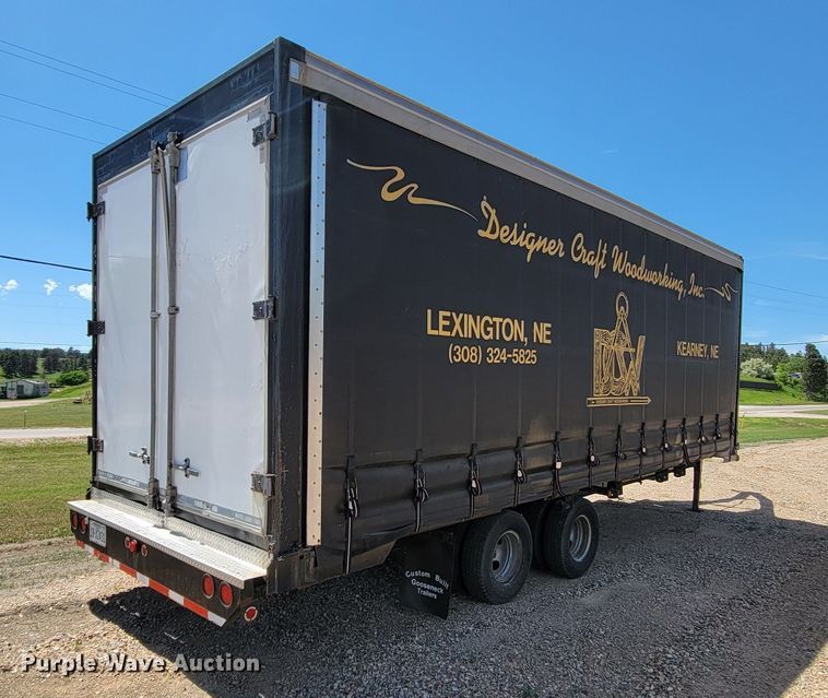 image for item JG9815 2010 Custom Built Gooseneck Trailers  enclosed cargo trailer