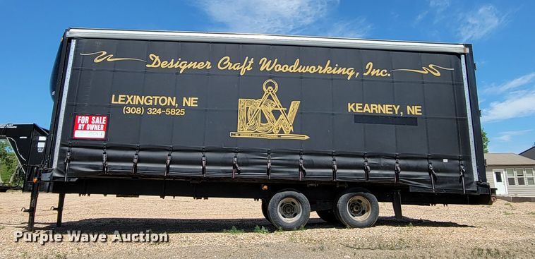 image for item JG9815 2010 Custom Built Gooseneck Trailers  enclosed cargo trailer